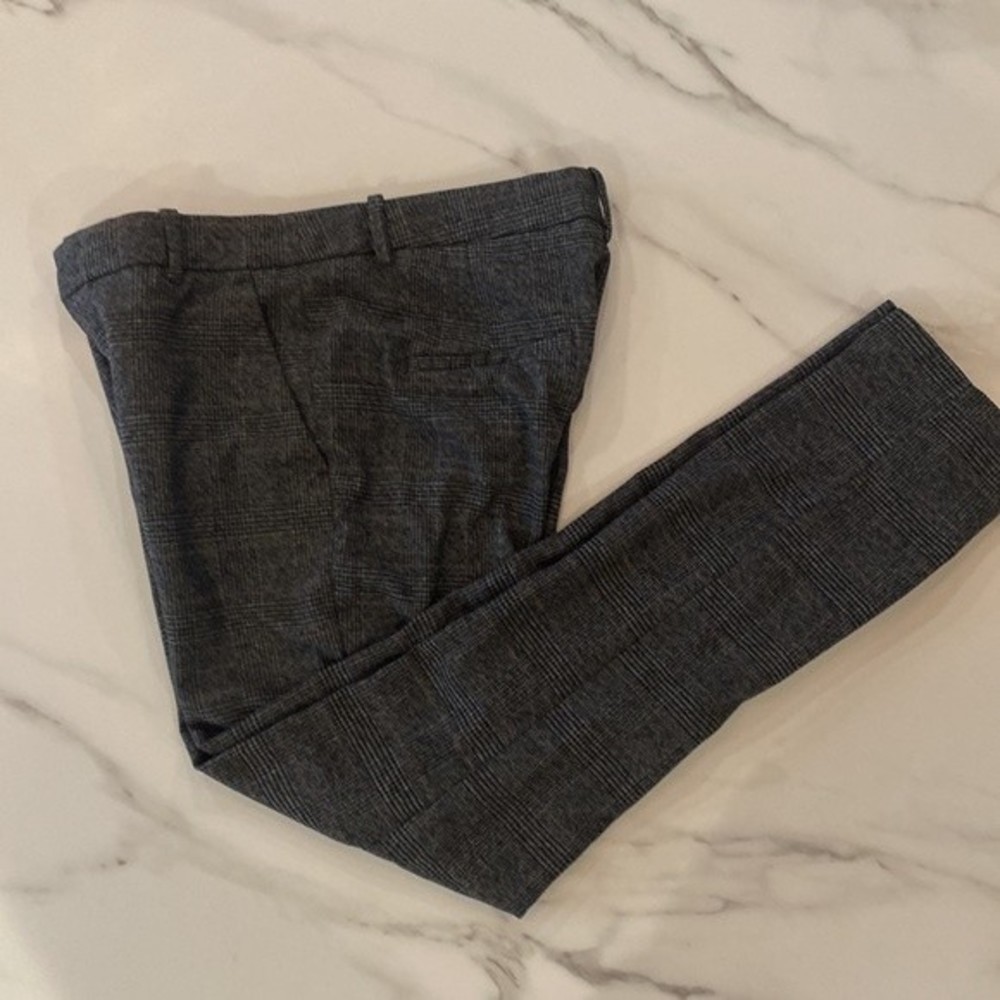Zara Tan Brown Gray Tweed Pants with Pockets | Size Small - Waste 15”